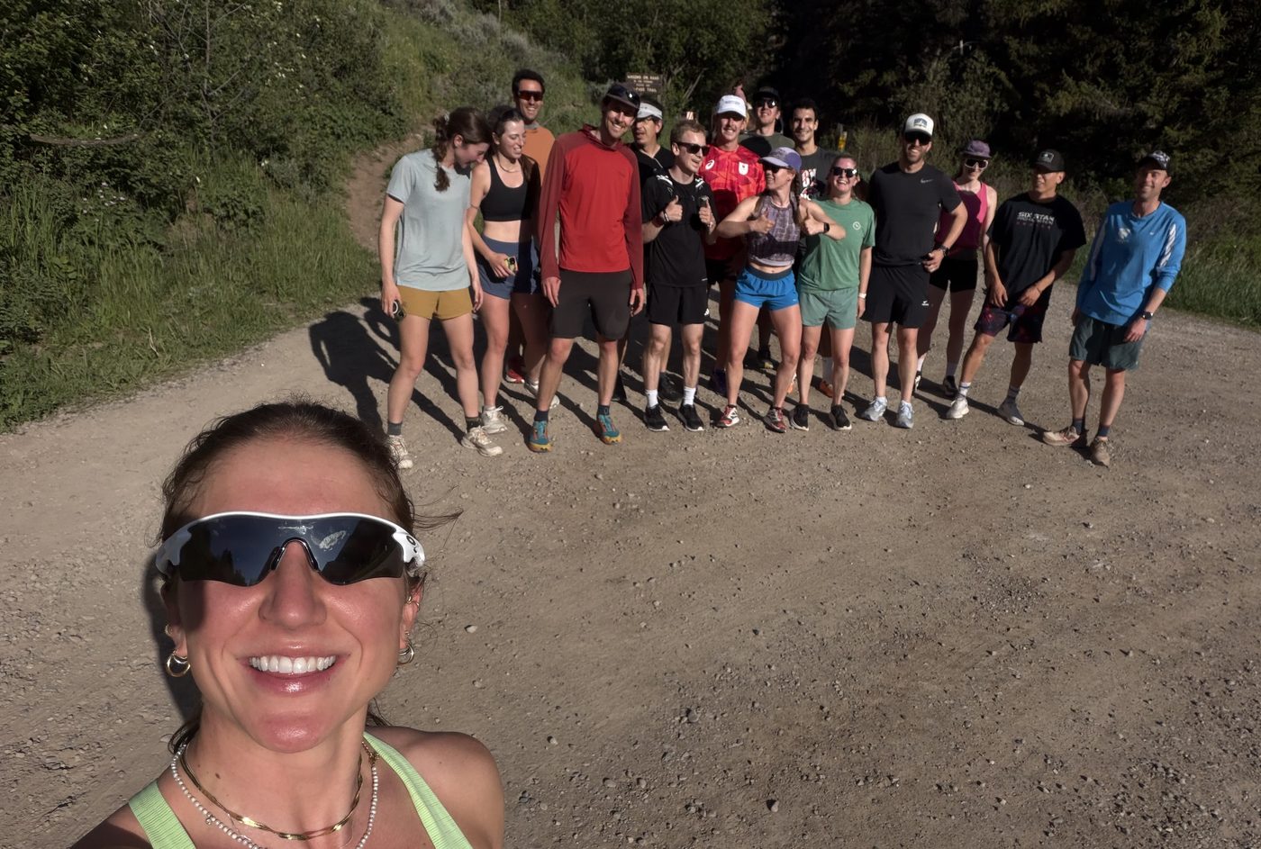 Rendezvous Run Club group trail run